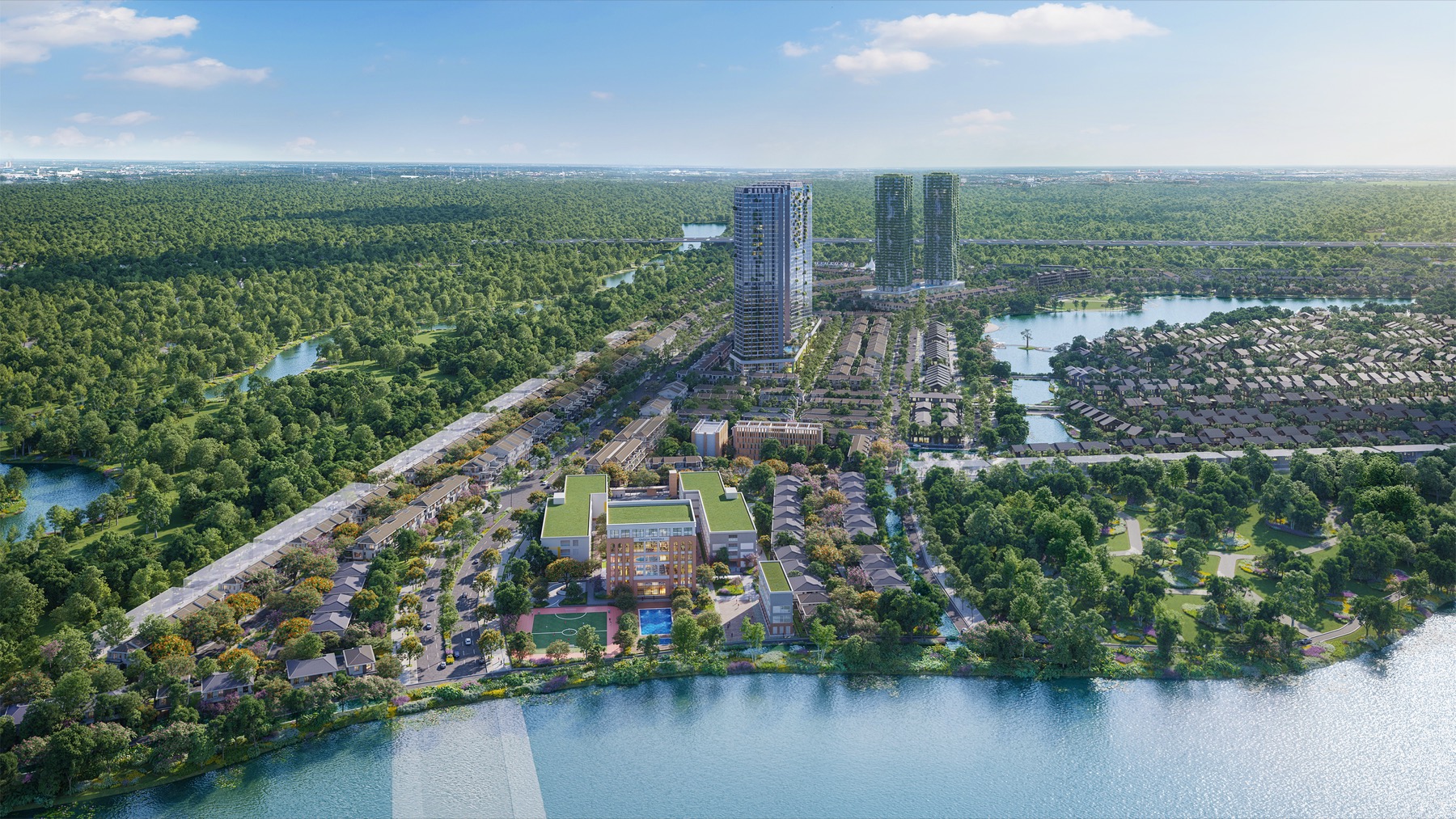 Phối cảnh phân khu Rừng Phượng