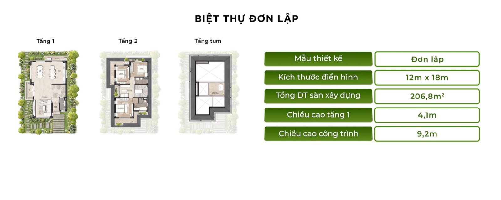 Biệt thự đơn lập — hình 3