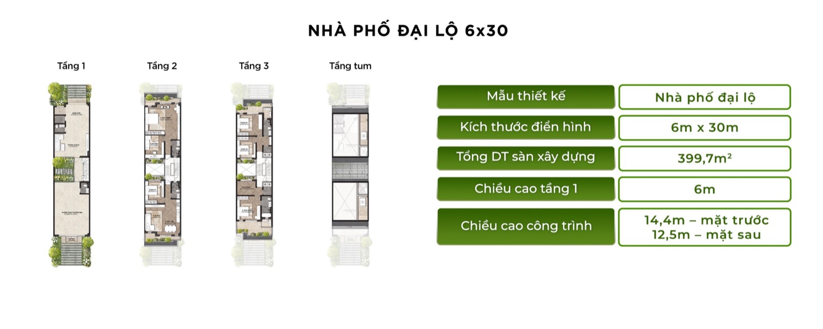 Nhà phố đại lộ — hình 10