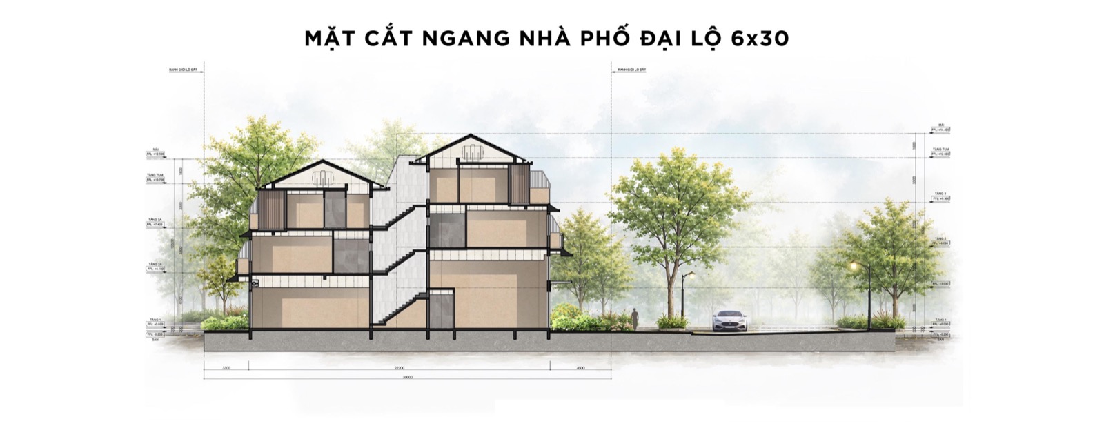 Nhà phố đại lộ — hình 11