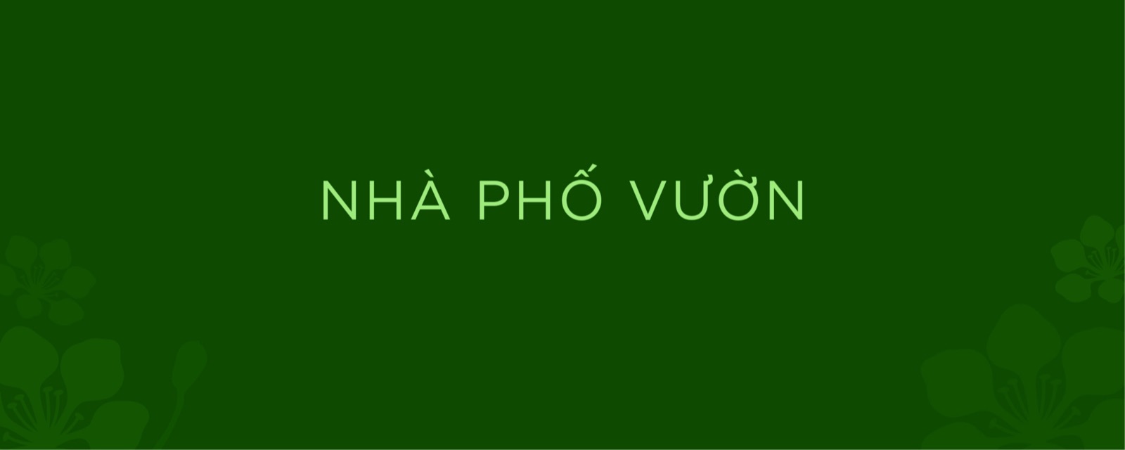 Nhà phố vườn — hình 1