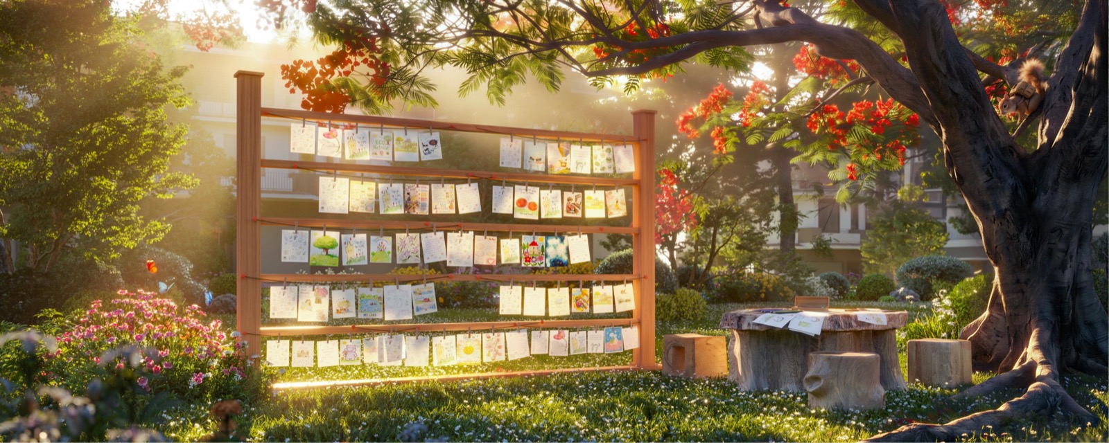 Cảnh quan xanh nội khu