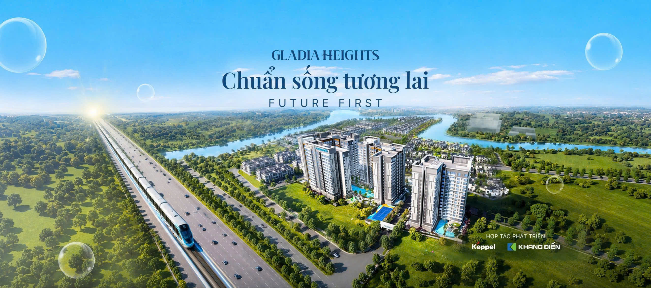 Phối cảnh tổng thể Gladia Heights — Future First