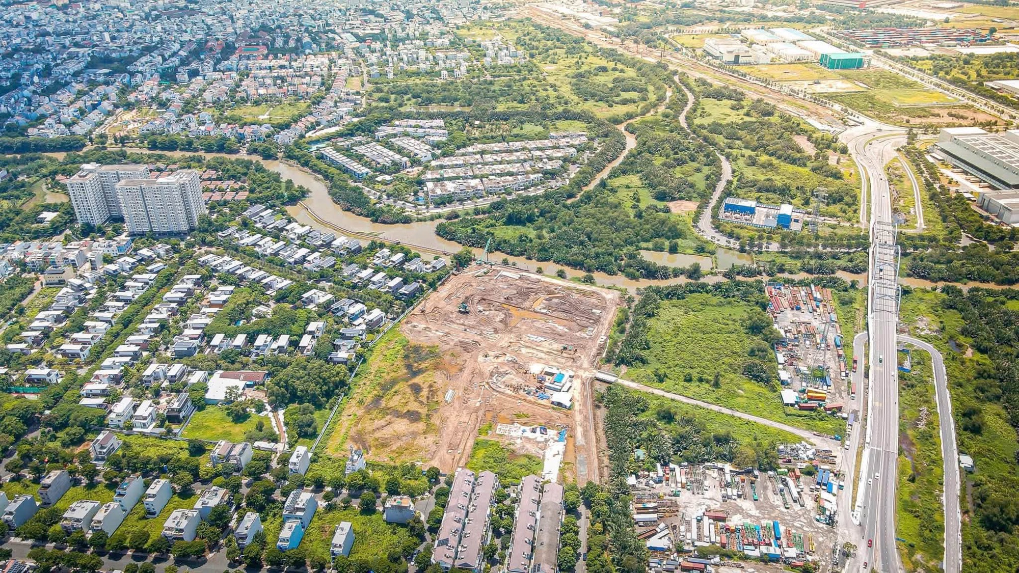 Imperia Sensa Park phối cảnh tổng thể ven sông