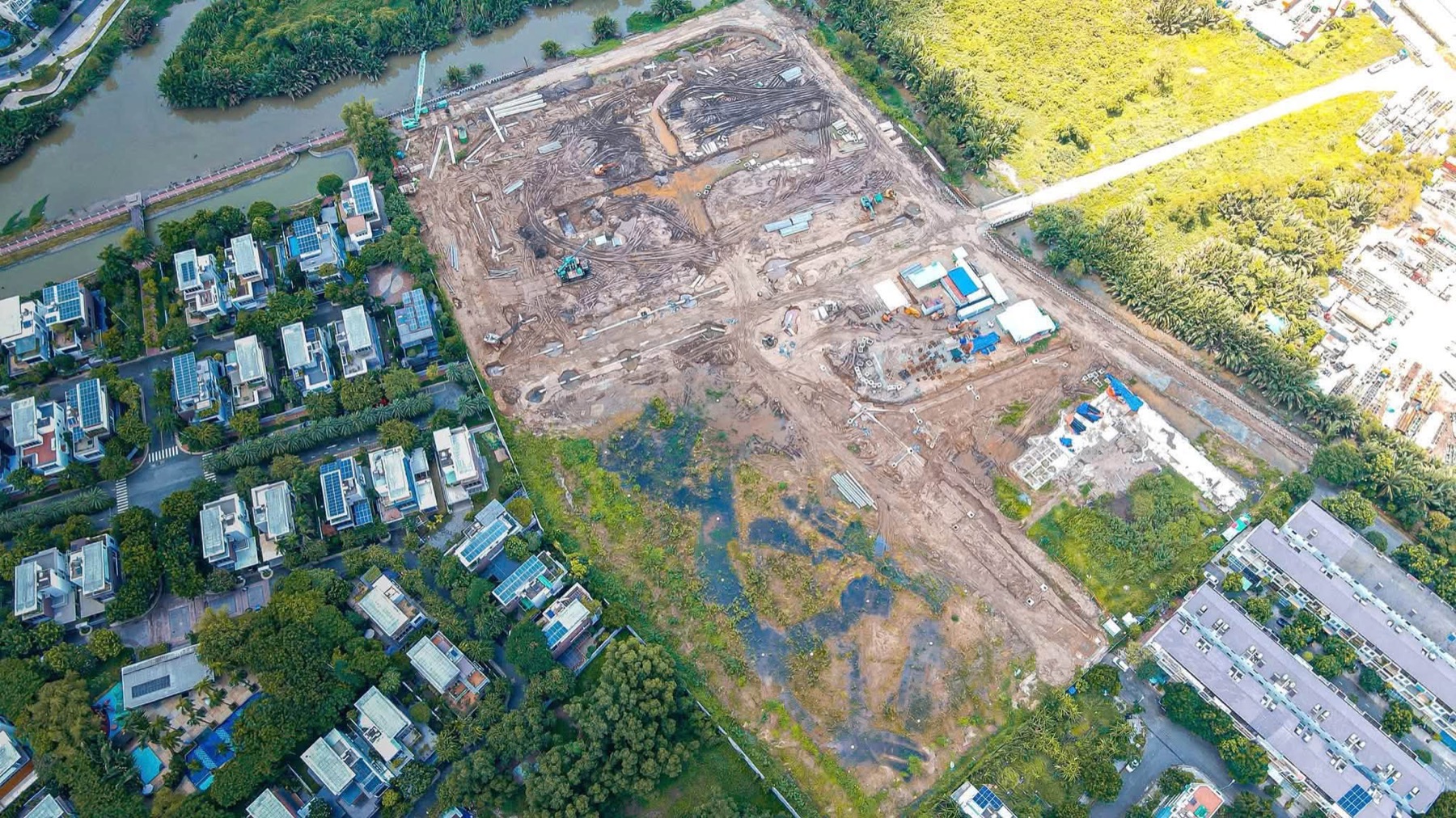 Imperia Sensa Park toàn cảnh khu đất ven sông