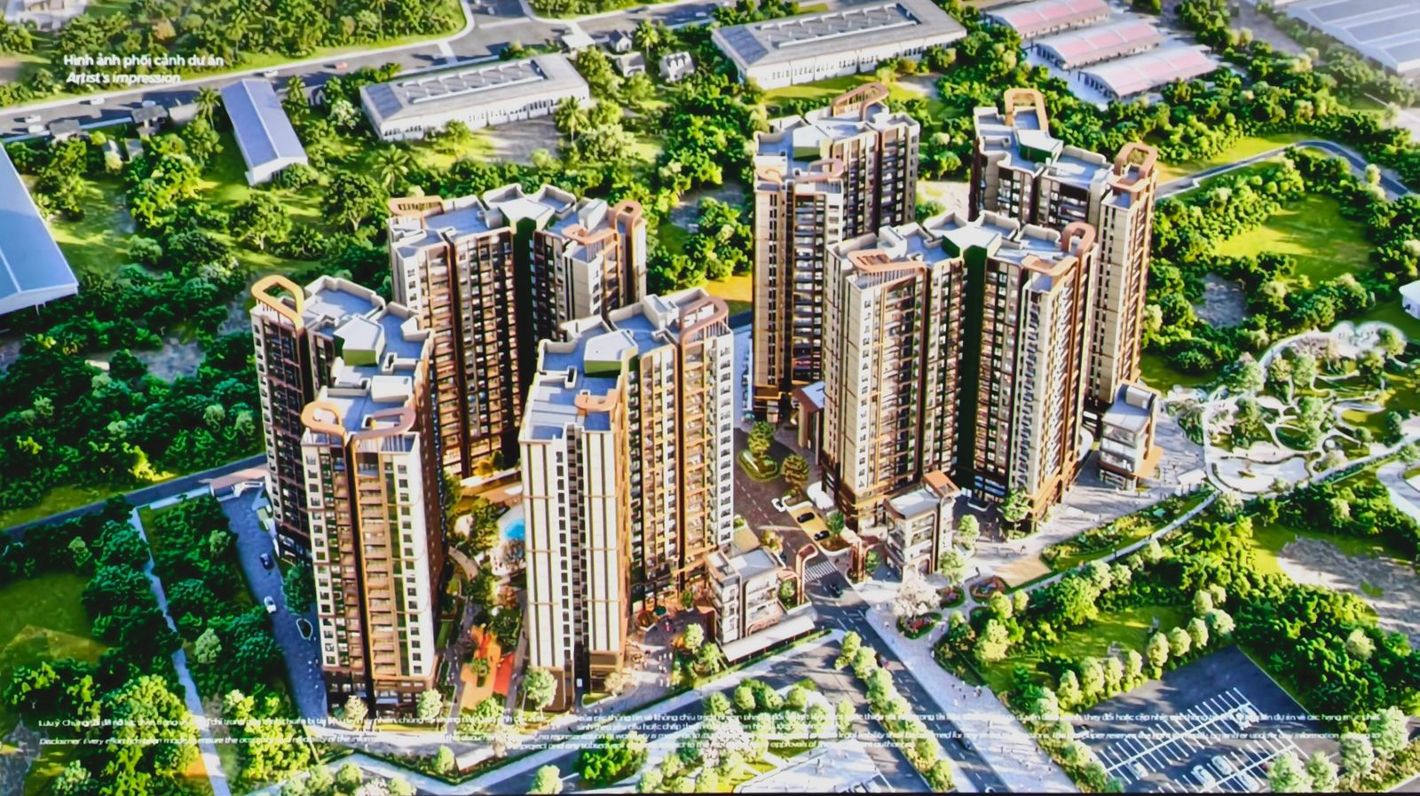 Phối cảnh toàn khu