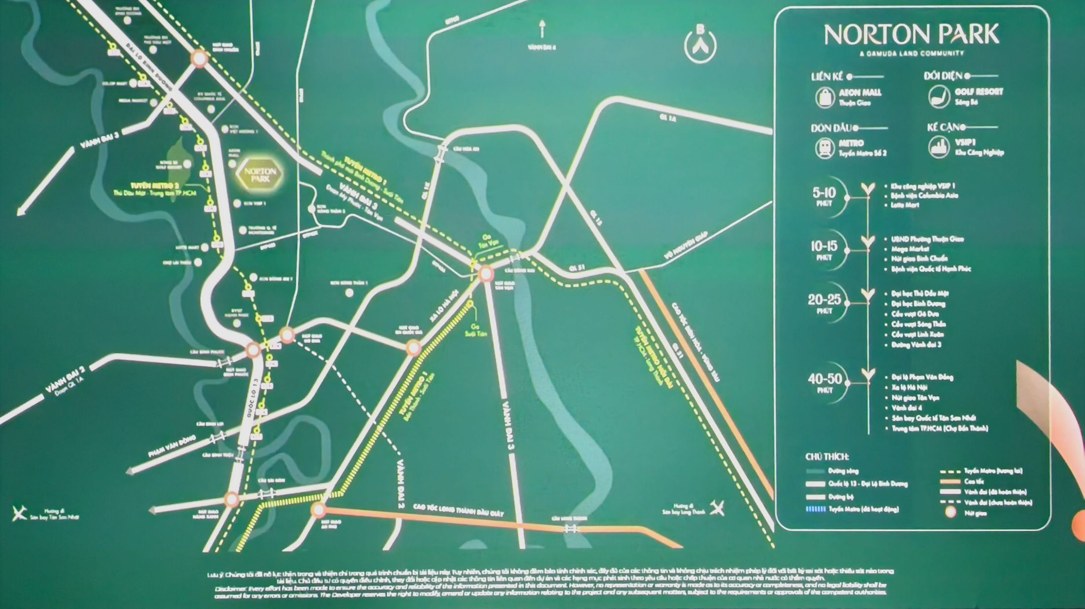 Vị trí & kết nối Norton Park