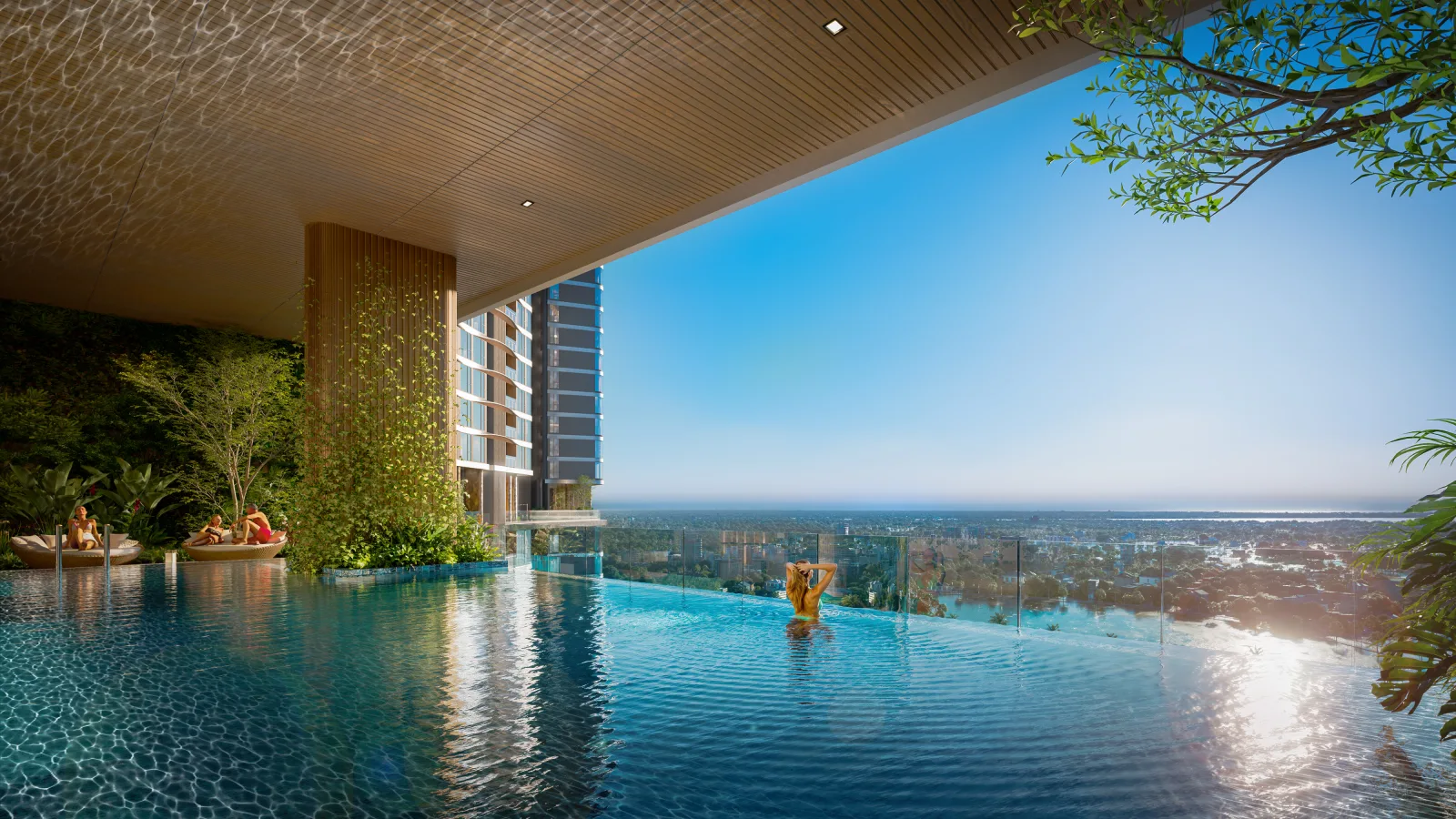 Hồ bơi vô cực Palm River