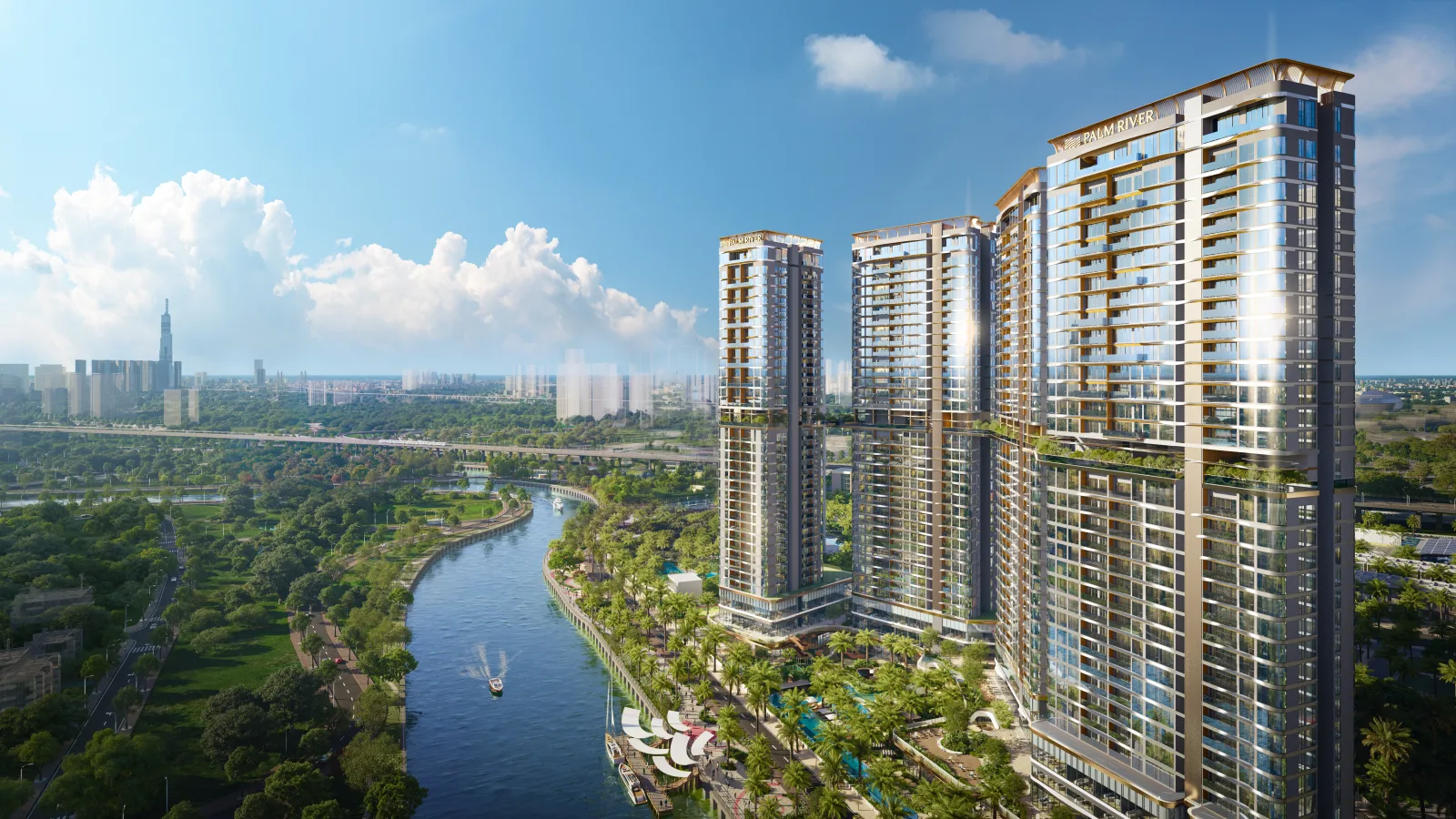 Palm River mặt đứng dự án