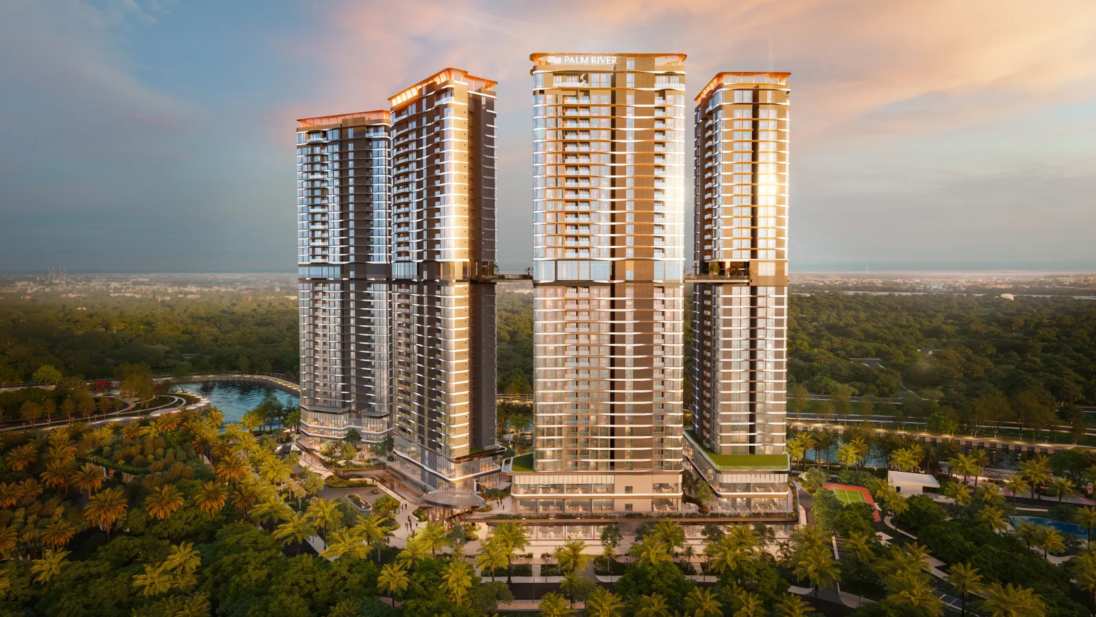 Palm River mặt đứng dự án